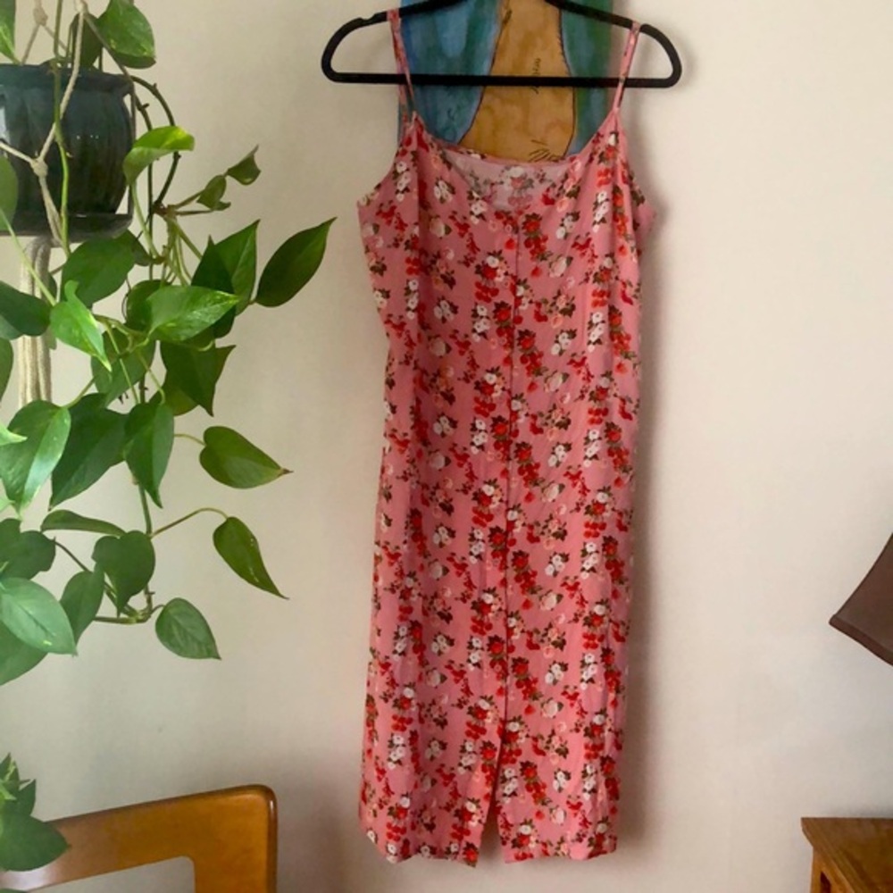 Floral  Y2K 90’s Summer slip dress xl